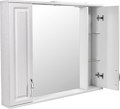 Stella Polare Мебель для ванной Кармела 100 люкс белое серебро – фотография-24